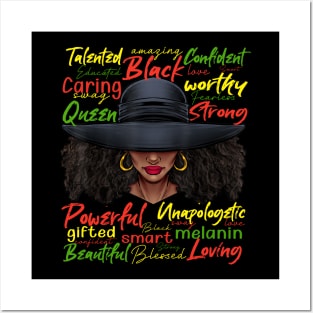 African Black History African American Ladies Juneteenth Posters and Art